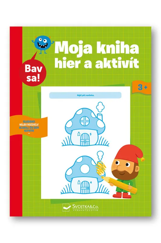 Moja kniha hier a aktivít 3+ Nová Kolekce