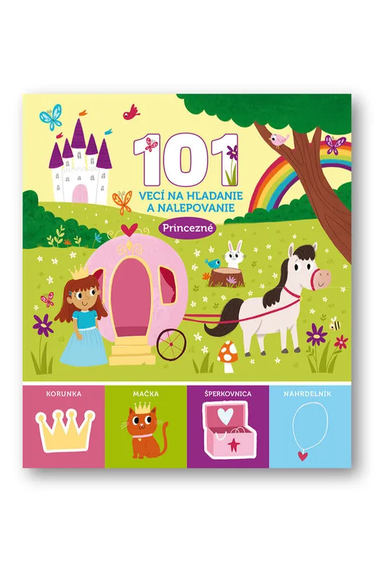 101 vecí na hľadanie a nalepovanie Princezné Oblíbený