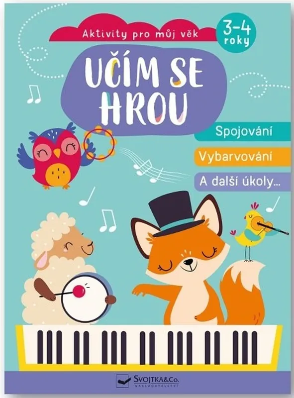 Oblíbený Učím se hrou Spojování, vybarvování a další úkoly