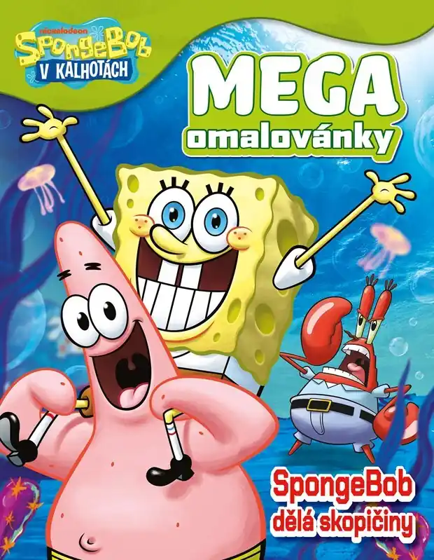 SpongeBob Mega omalovánky Nejprodávanější